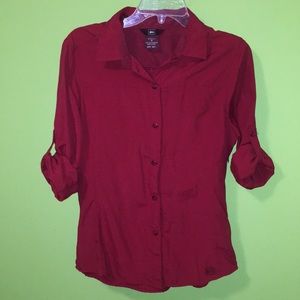 Red REI Outdoor shirt